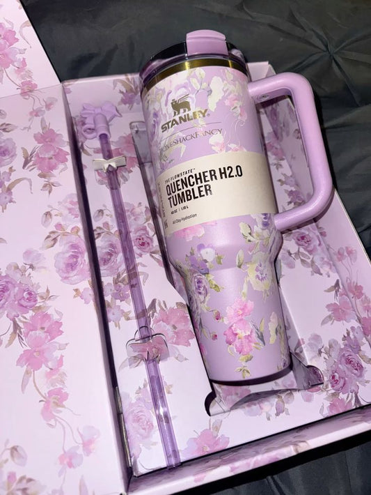 Purple Love Shakes Stanley Tumbler